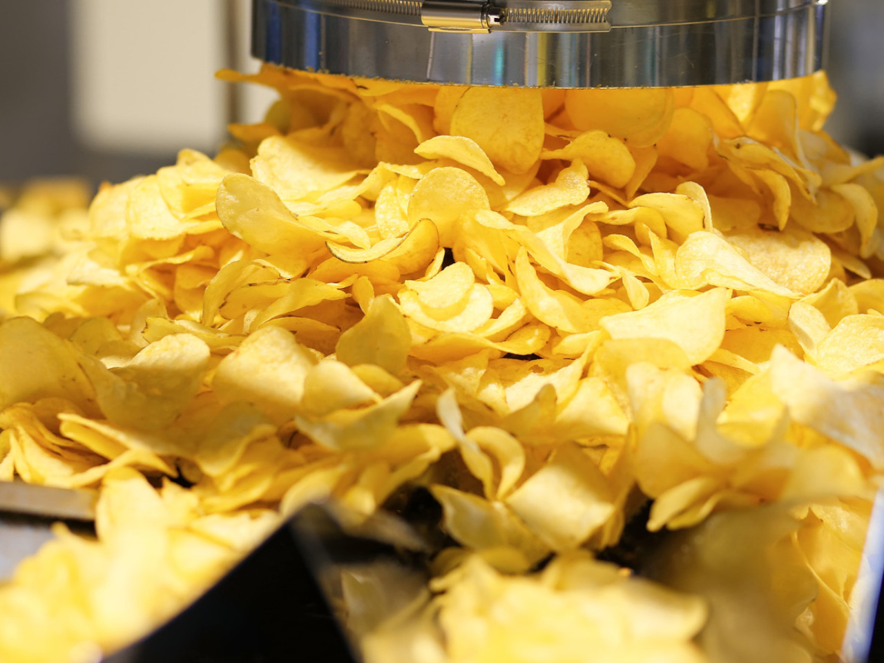 Chips Fabrik Gelb Konsumgüter