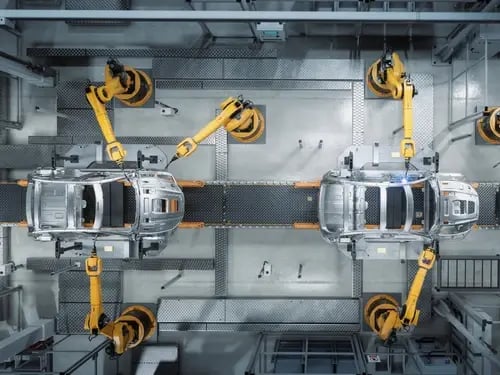 automotive-production-line cars
